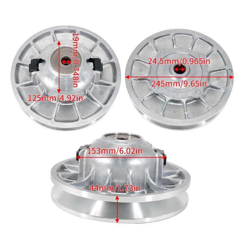 

OEM:1323422 Clutch Parts Primary Drive Clutch For Polaris Scrambler XP 1000 ZUG Sportsman 1000 850 High Lifter XP 1000 EPS