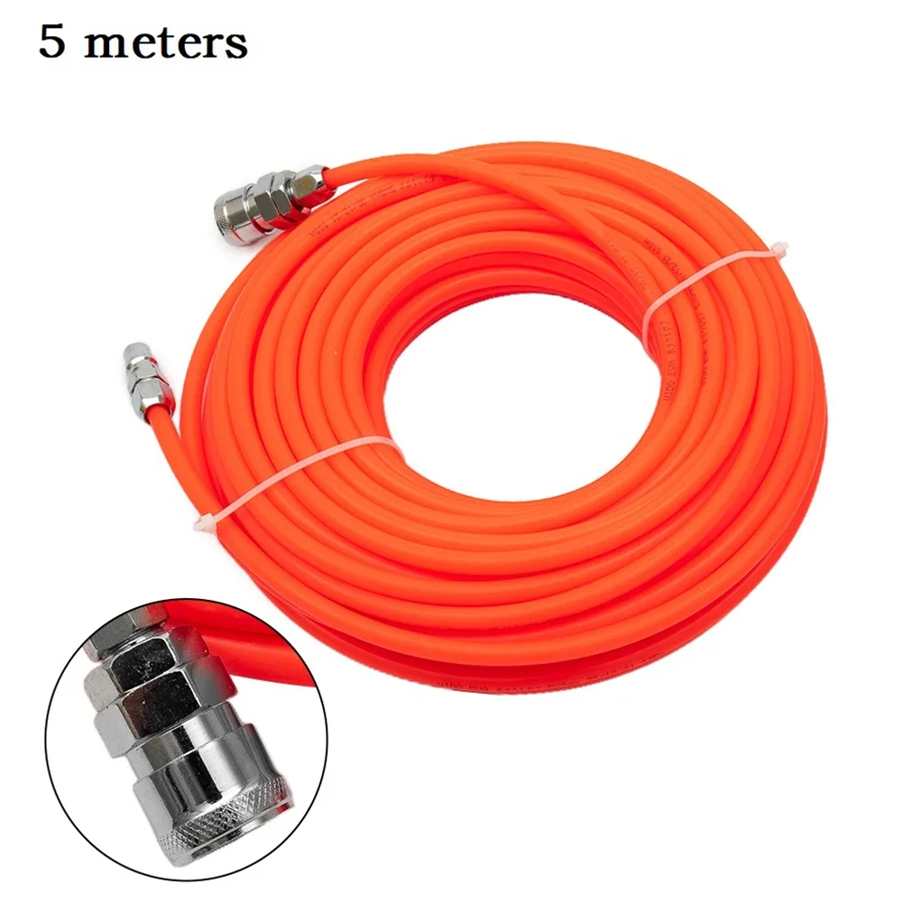 Pneumatic Straight Pipe Air Compressor Pump Hose with Quick Air Connector Pump Pipe Hose 5-30M Compressor Accessories