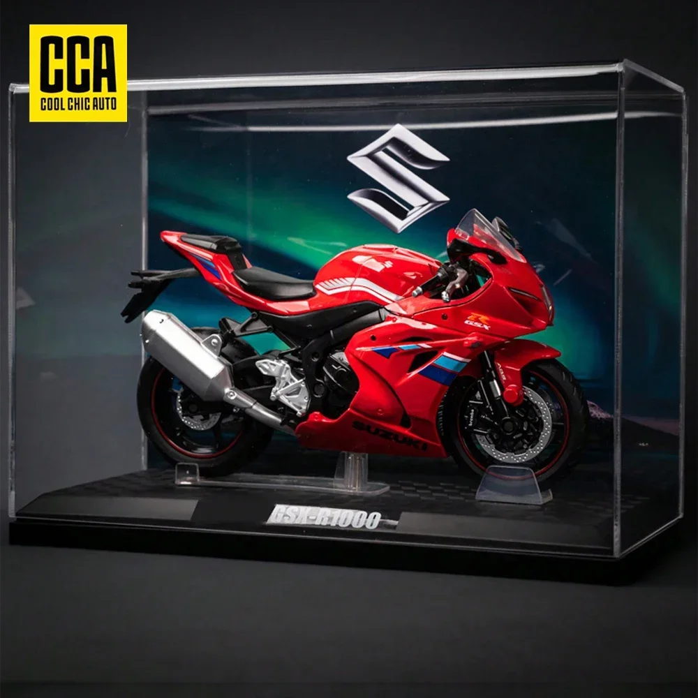 1:12 GSX-R1000 Alloy Motorcycle Model Collection Metal Toy Embellishment Simulation Motorcycle Boy Gift