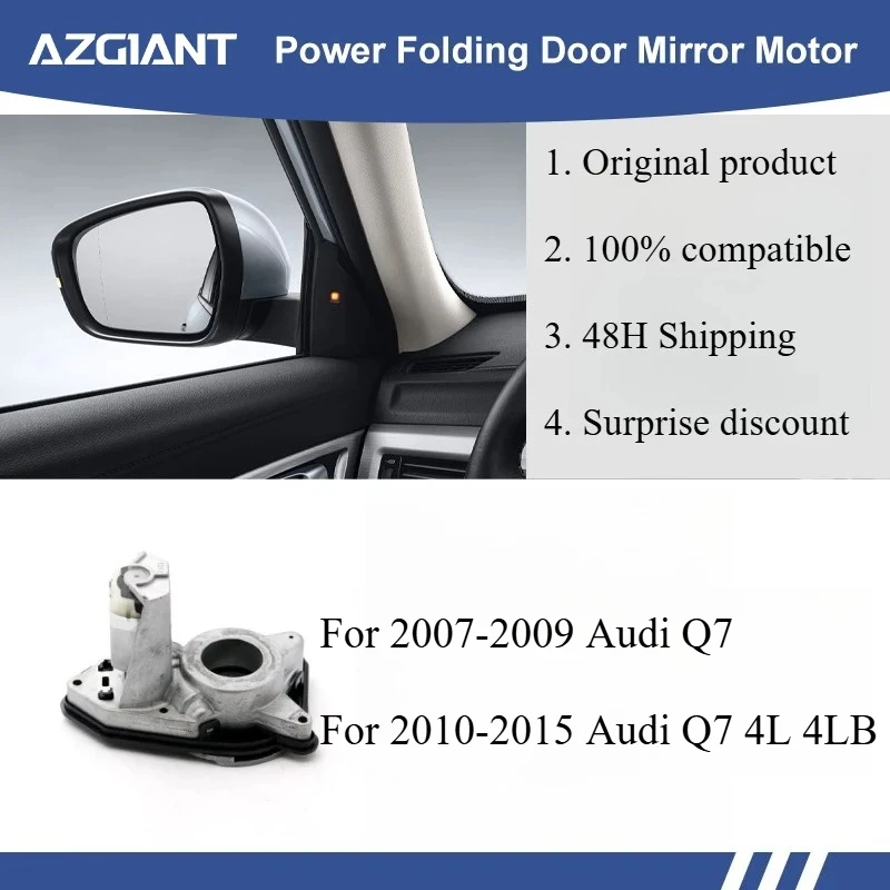 

For 2007-2009 Audi Q7 Car Original Left Right Wing Mirror Electric Folding Motor Modules Power Repair Accesseries