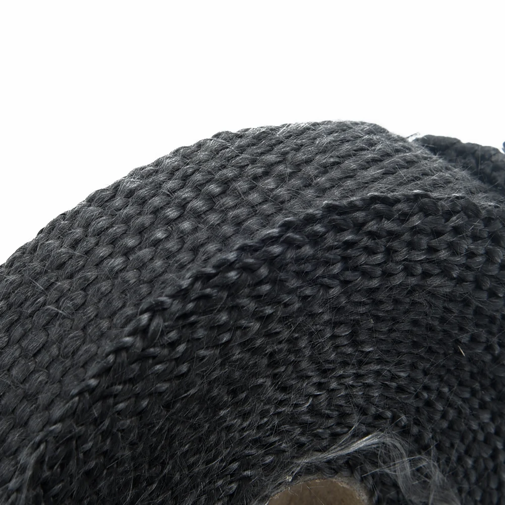 Thermal Heat Wrap 1.5mm 5 Meters Pipe Insulation Tape Exhaust Glass Fiber Insulation Tape +4*Ties Car Accessories