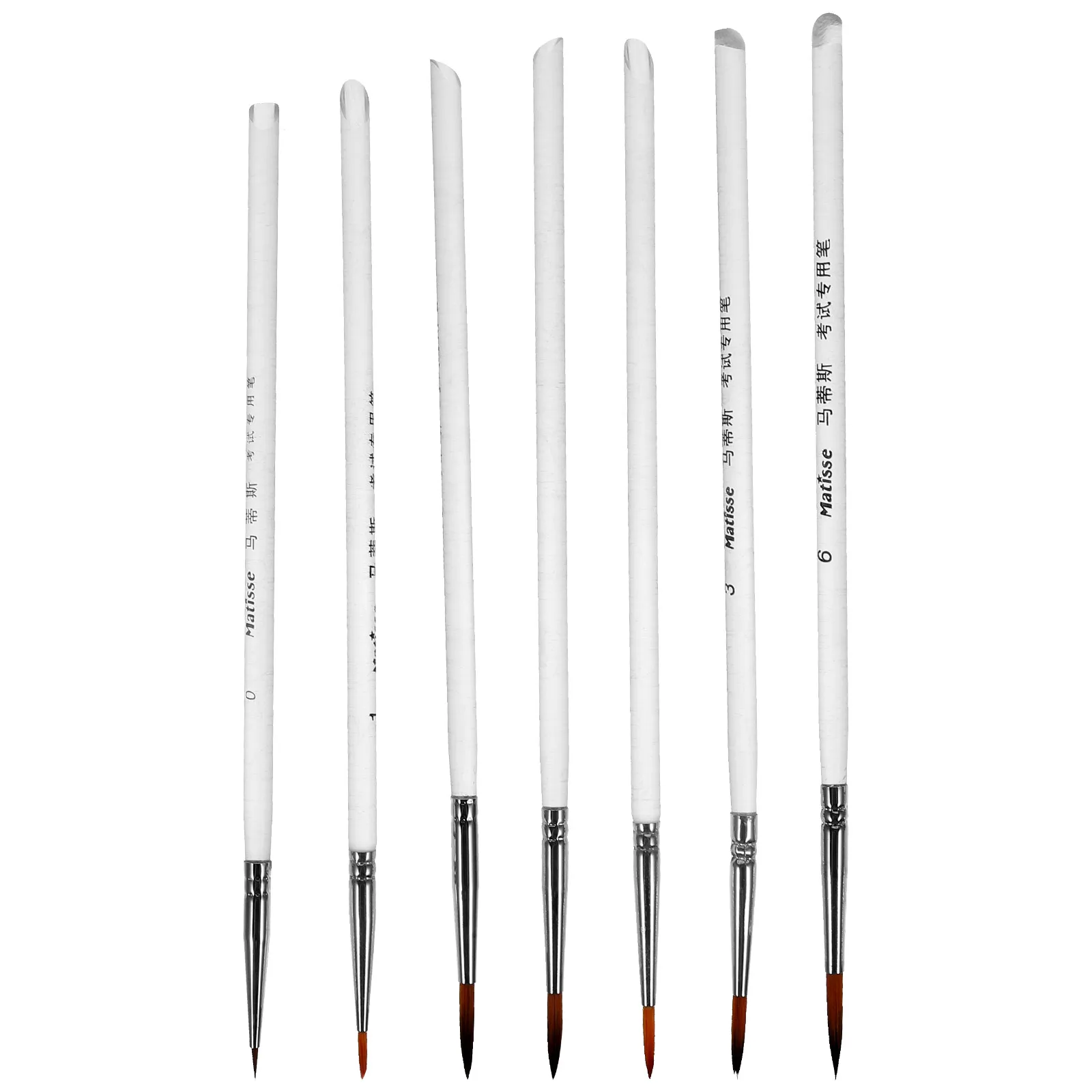 

11 Pcs Painting Pen Set Detail Paintbrush Brushes Gouache Mini Minature Plastic Kit