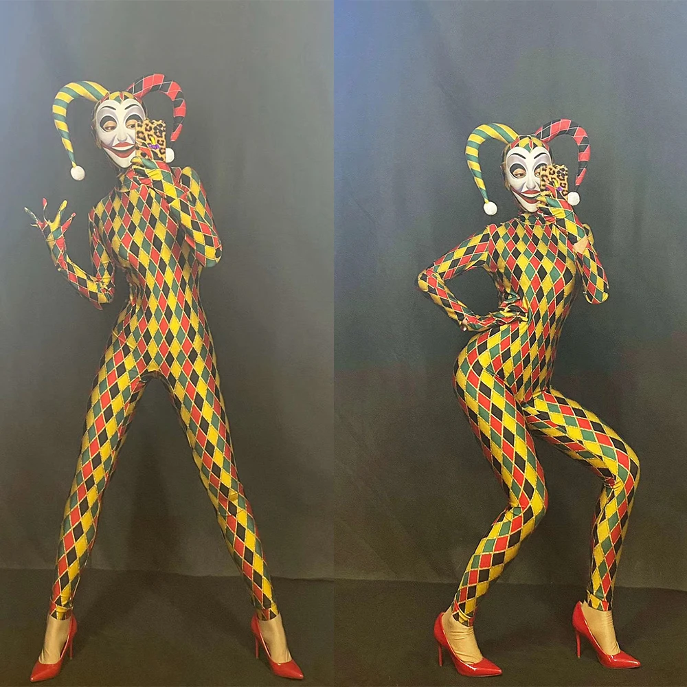 

Women Halloween Costumes Jumpsuits 2026 Festival Perform Carnival Jumpsuits For Cosplay Wears Drag Queen Outfits Stage