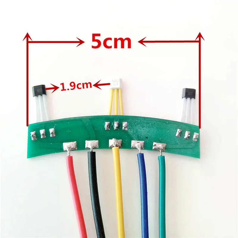 2-Wheels Electric Vehicles Motor Hall Sensor With Board Cable 213 Motor Hall Sensor 60 Degree For Element E-Bike