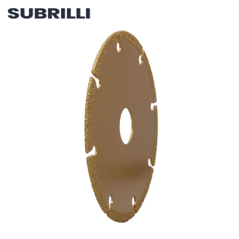 Subrilli 1pc 105mm disco de corte 4 Polegada lâmina serra diamante rebolo ferramenta roda rotativa para cerâmica vidro exportação ferramenta corte