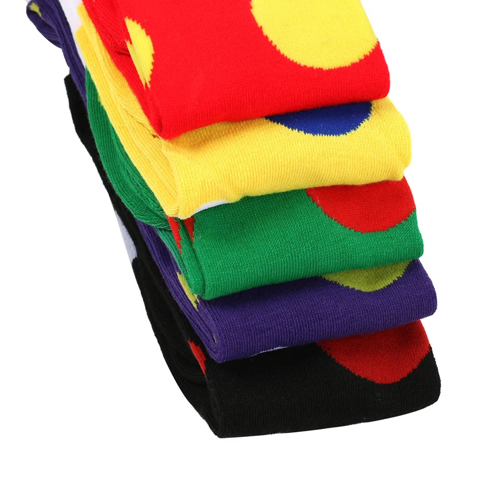 Große gepunktete Strümpfe für Damen, über Knie, hohe lange Socken, bunter Kuh-Druck, Anime-Performance, Cosplay-Requisiten, Party, Festival, Geschenke – Detail 5