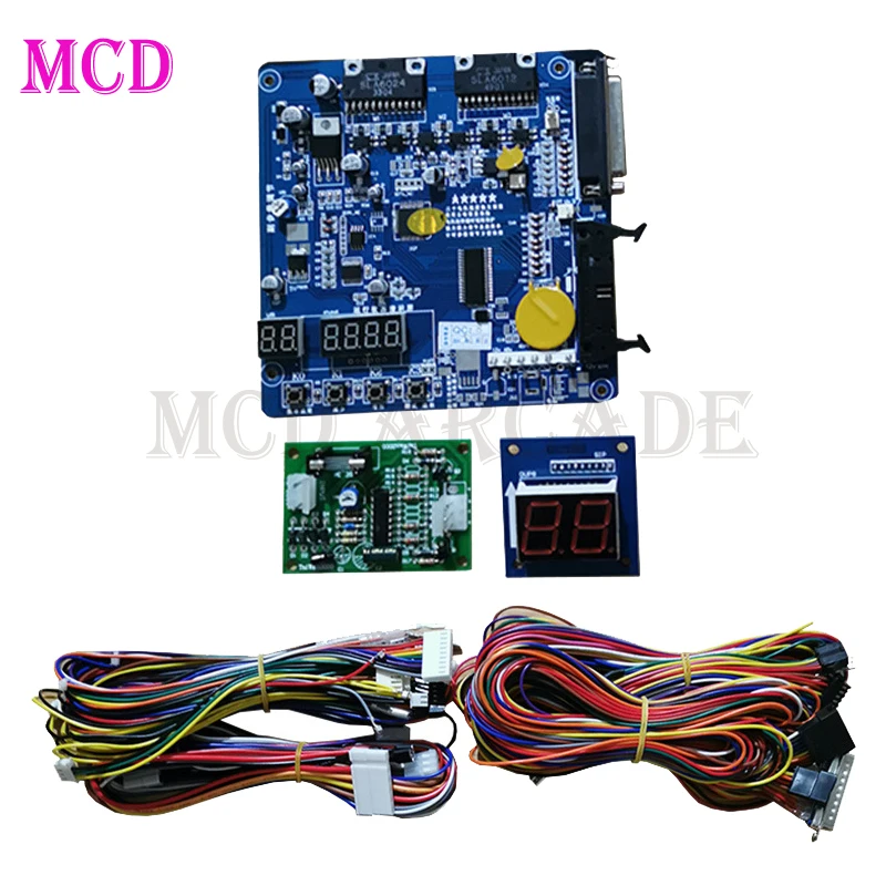 DIY Claw Machine Crane Motherboard Game PCB Board With Wiring Harness For Toys/Gift Cranes Toys Candy Vending Machine Arcade