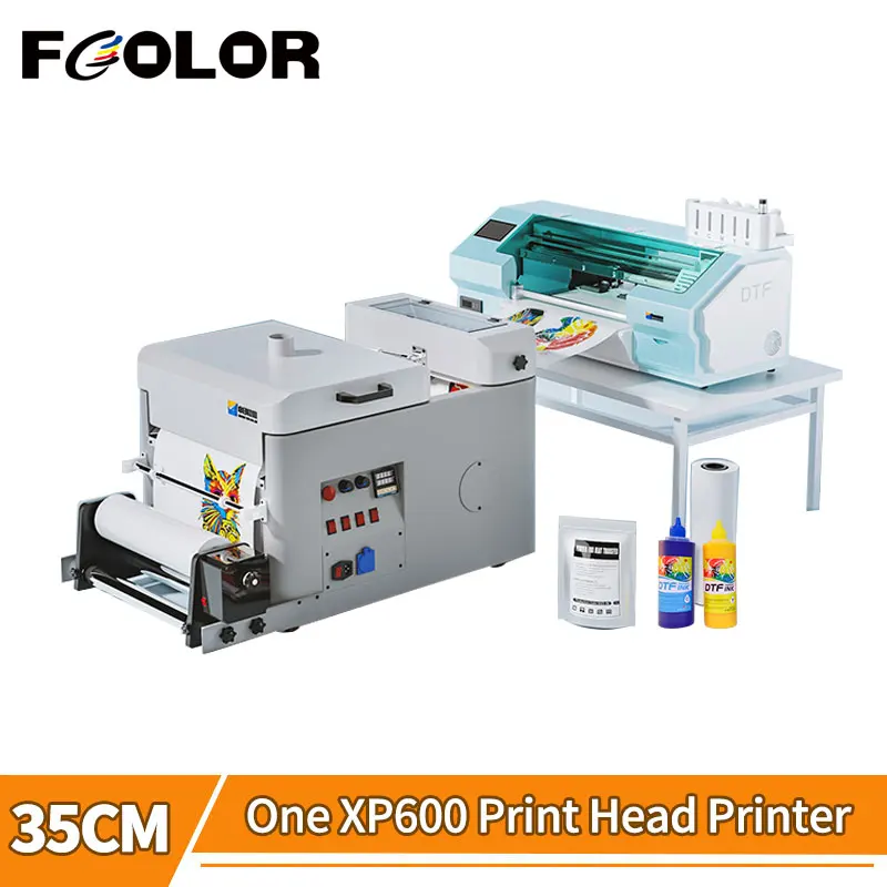 

Новый принтер Fcolor A3 DTF для Epson XP600, печатная машина для футболок с прямой печатью A3 Impresora Dtf с встряхивающей машиной DTF