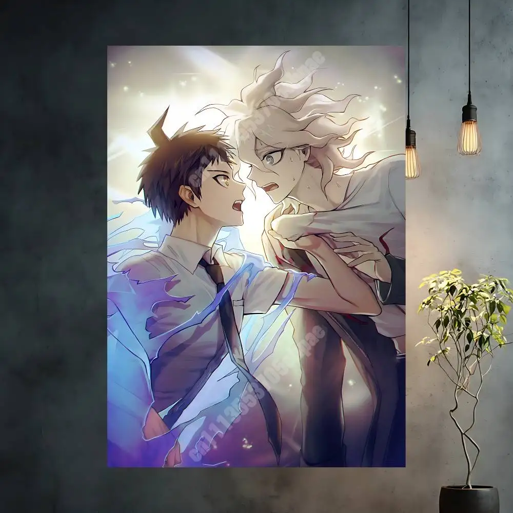 Komahina Danganronpa Komaeda & Hinata Aesthetic Poster Gallery Prints Home Wall Art HD Vibrant Collection
