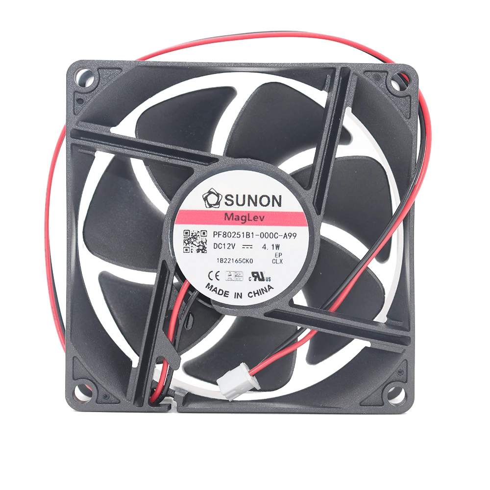 Original SUNON PF80251B1-000C-A99 80x25mm 12V 4.1W Variable Frequency Cooling Fan High-Quality Computer Parts And Accessories