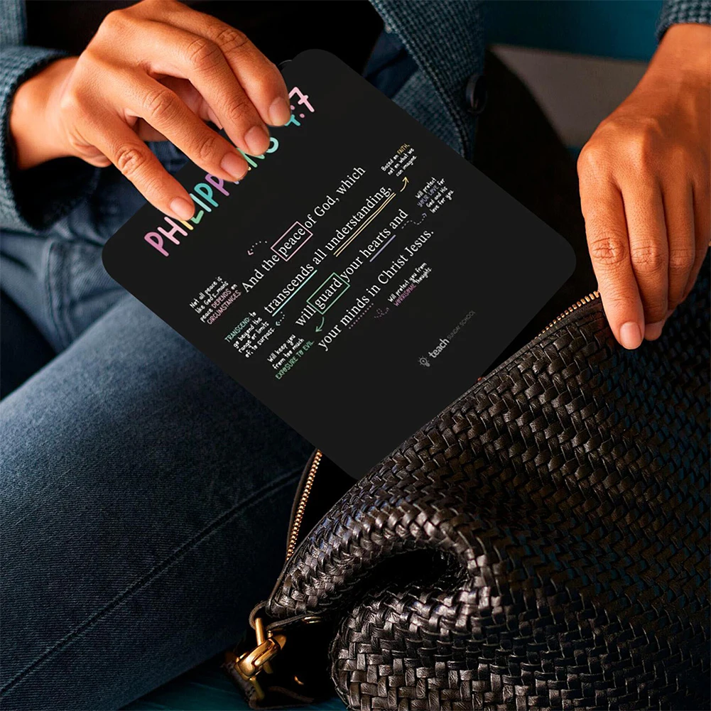 52Pcs 성경 카드 기도 카드 장식 영감 카드 동기 부여 성경 긍정 카드 성경 연구 용품