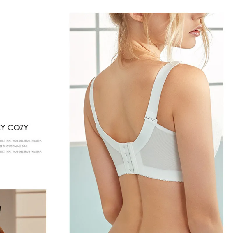 Bra For Women Plus Size Brassiere Bra B C D E F G H I J 75 80 85 90 95 100 105 Cup Basic Femme Big Size Bra