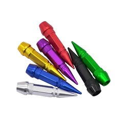 4Pcs Bullet Valve Caps Car Motorcycle Wheel Tire Valve Caps Dustproof Cover 45/60mm Spiked Valve Caps Auto Exterior Accessories