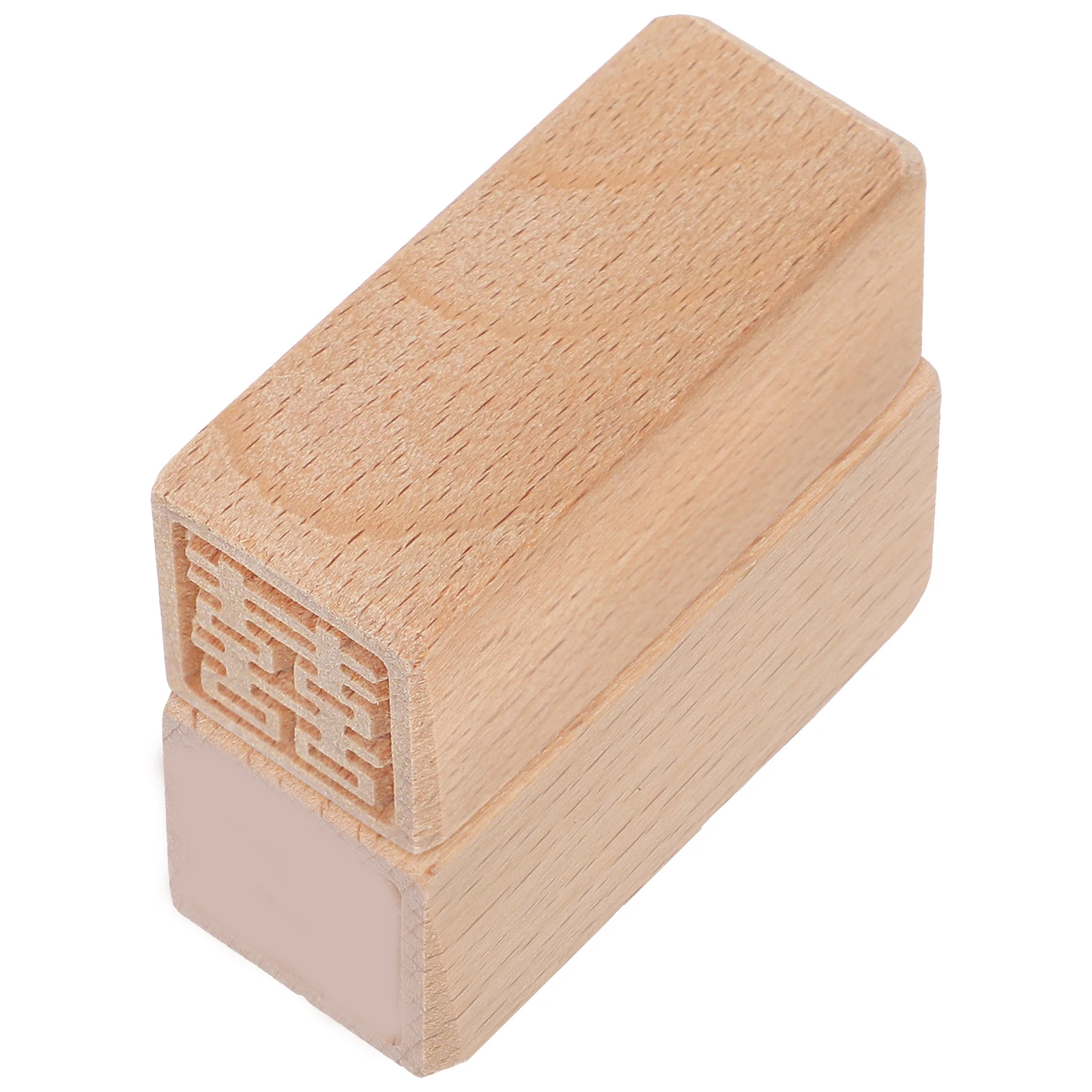 2 قطعة ختم خشبي أنيق نمط مربع ختم DIY بها بنفسك الحرف بطاقات المعايدة المغلفات دعوات كتيب سكرابوكينغ