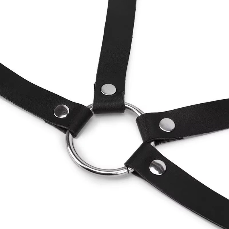 BDSM Women Sexy Body Chest Harness Belt Bondage Lingerie Leather Fetish Clothing Garter Erotic Sex Toys for Couples Strip Club P image 5
