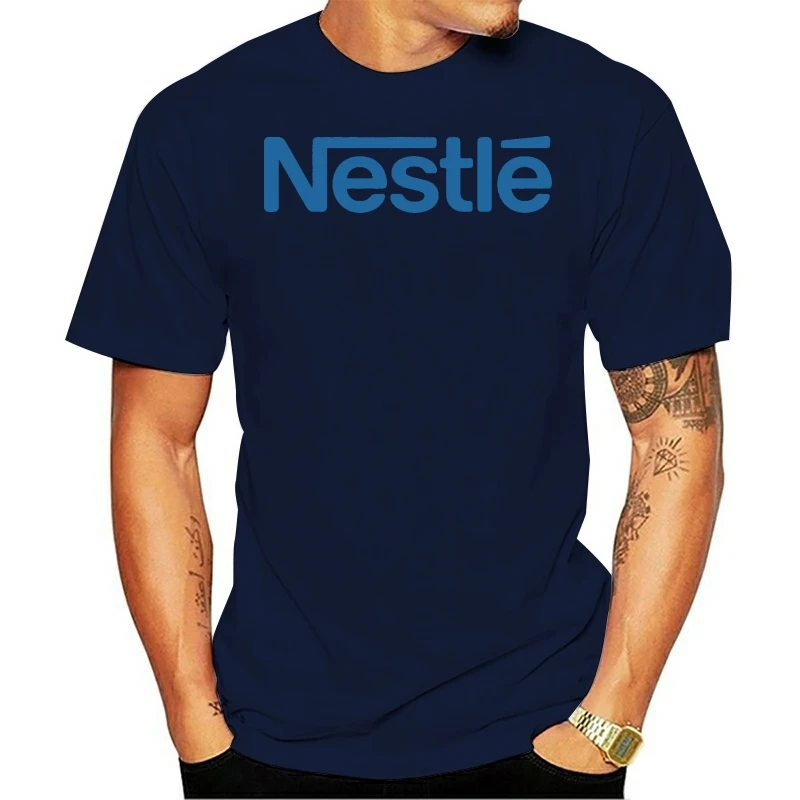 Unique Men Music Fans Fashion Cotton Nestle-Logo- Short Sleeve T-Shirt