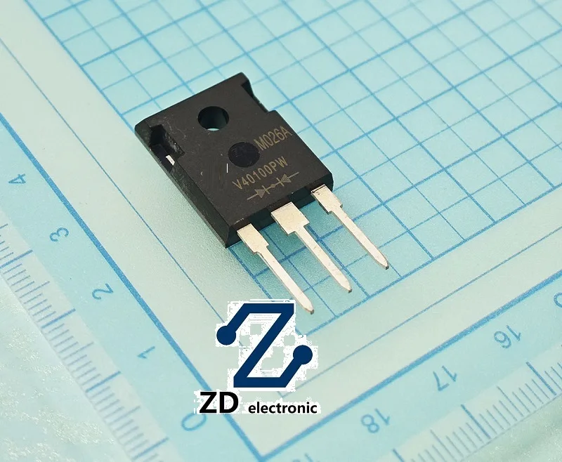1 قطعة V40100PW-M3/4 واط TO-3PW جديد الأصلي المعدل ديود/جسر المعدل
