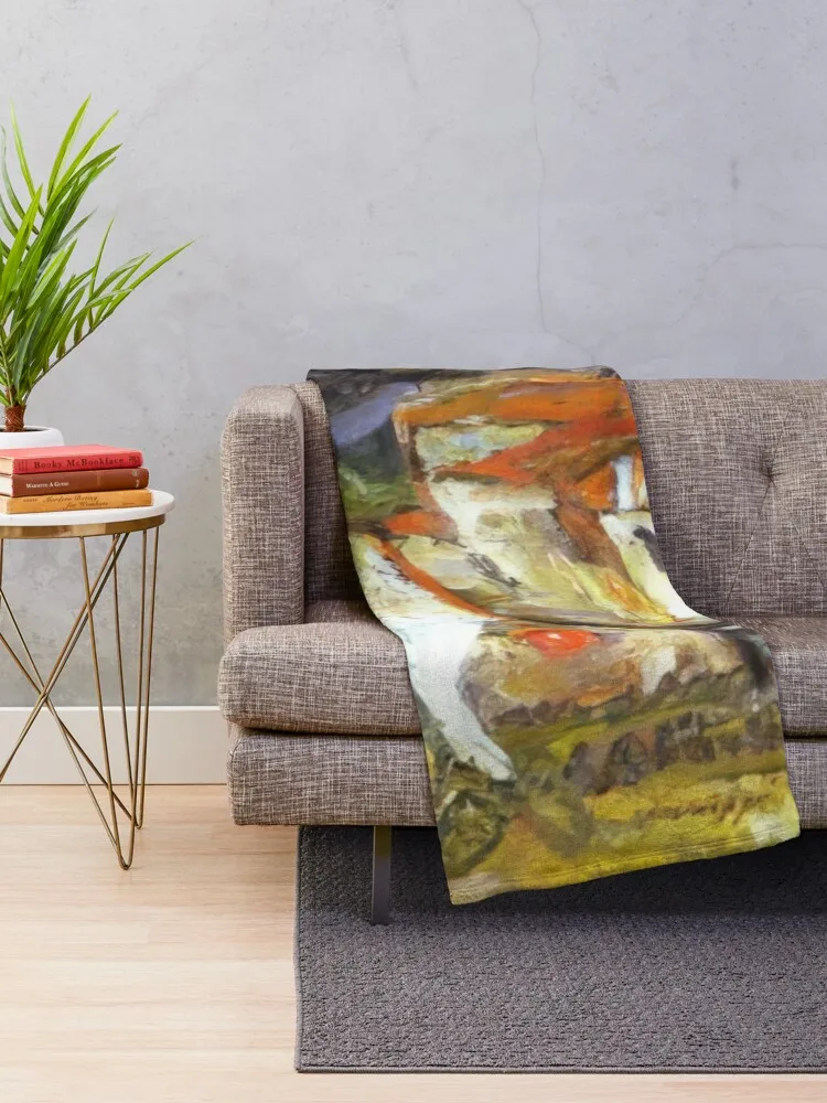 CERET LANSCAPE By Chaim Soutine Throw Blanket Luxury St Single Blankets