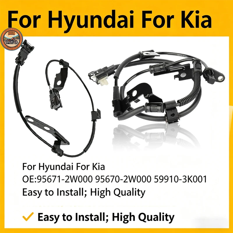 For Hyundai Santa Fe Sport 2019 For Kia Sorento 2013-2018 For Sonata Azera 59910-3K001 95670-2W000 ABS Wheel Speed Sensor