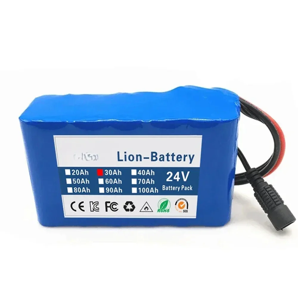 40Ah 18650 Rechargeable Battery Li Ion Battery Pack With Chargerr 24v 6s2p Lithium Battery Pack