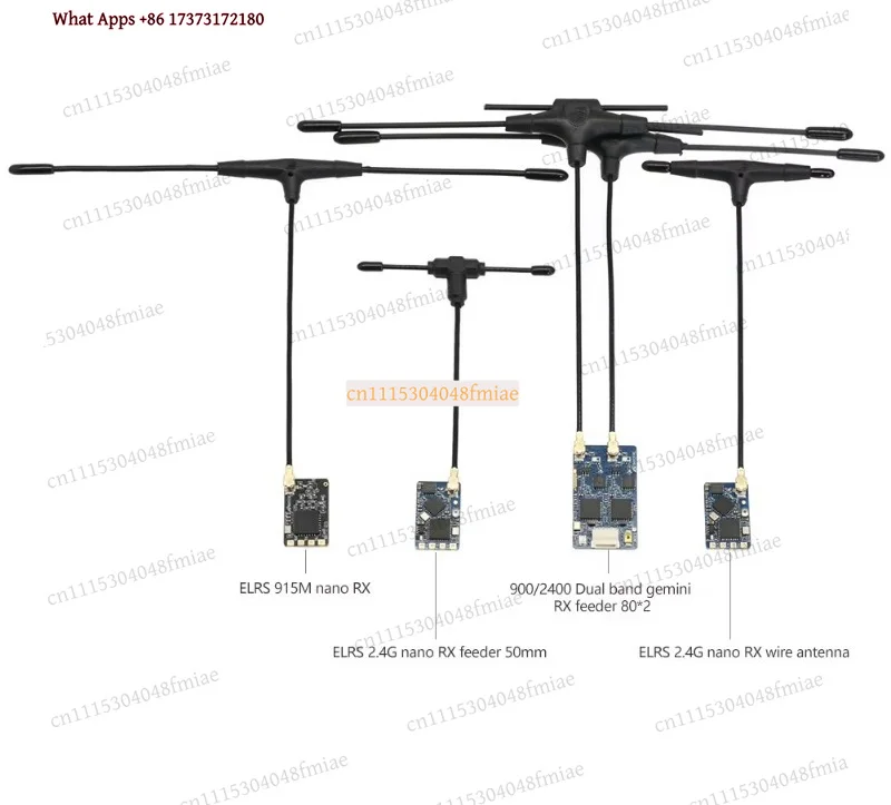 BAYCK ELRS Dual Band Receiver 900MHz 2.4GHz 915M Gemini RX TCXO For RC FPV Racing Drone Fixed Wing Long Range