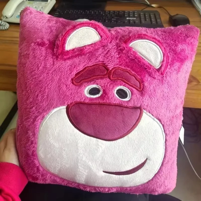 

Hellokitty Throw Pillows Stitch Blankets Mickey Flannel Pillow Thickened Two In One Soft Warm Bedding Decor Cartoon Gift