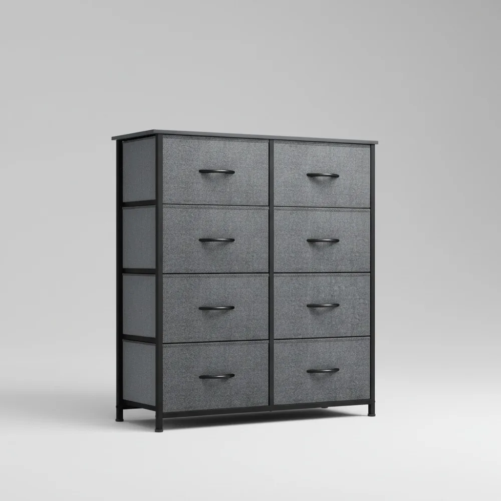 

Тканевая башня для хранения с 8 ящиками — складной органайзер-комод для спальни и гостиной со стальным каркасом