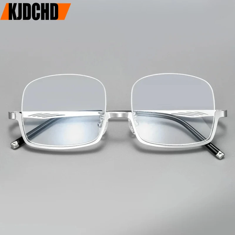 KJDCHD Men's Snooker Eyeglasses Frame Ultra Light Fashion Flexible Comfortable Alloy Eyewear Playing Billiards Glasses Women