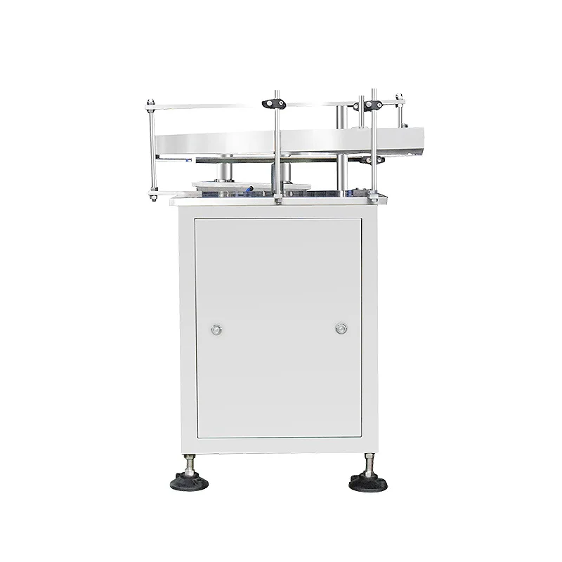 

Automatic turntable bottle unscrambler