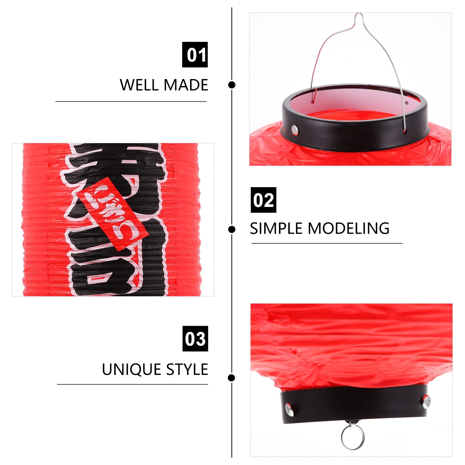 Japanese Lantern Lamp Ramen Decor Creative Pendant Practical Restaurant Waterproof Decorations