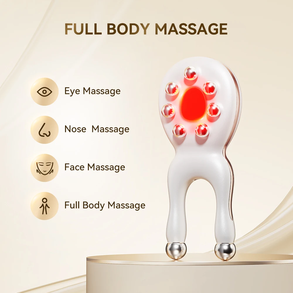 ANLAN Eye Acupoint Massager Nose Facial Lifting 7 Color LED Light Therapy Skin Care Reduce Puffiness Anti-Aging Tightening Skin