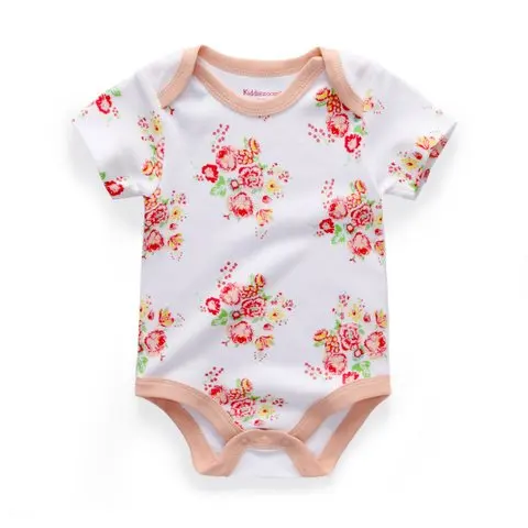 Print Baby Girl Clothes 1Piece Newborn Cotton Unisex Baby Boy Clothes 0-12M Short Sleeve Cartoon Jumpsuit Clearance Sales