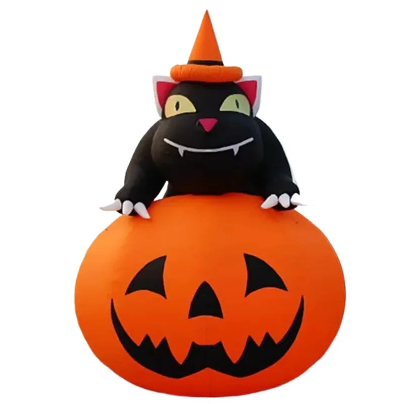 

Inflatable pumpkin air model Halloween ghost decoration hanging bar luminous props large