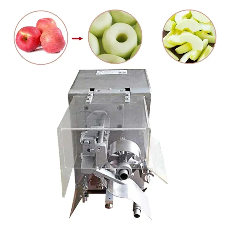 Automatic Corer Slicer Machine Stainless Stele Slicing Machine Peeling Cutter