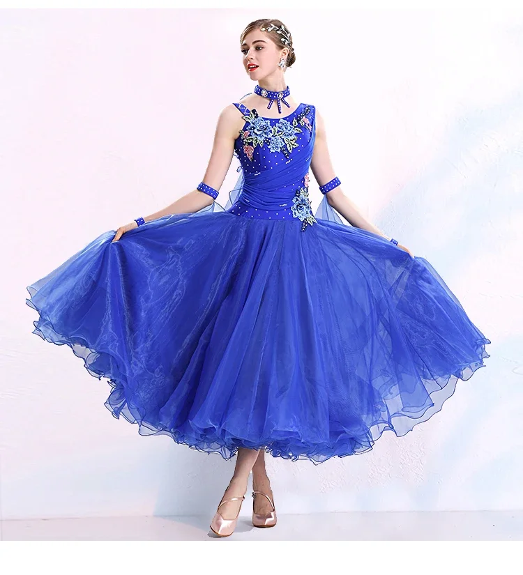 

Ballroom Dress Standard Dance Dresses For Women Competition Costume Foxtrot Dress Tango Costumes Plus Size Skirts