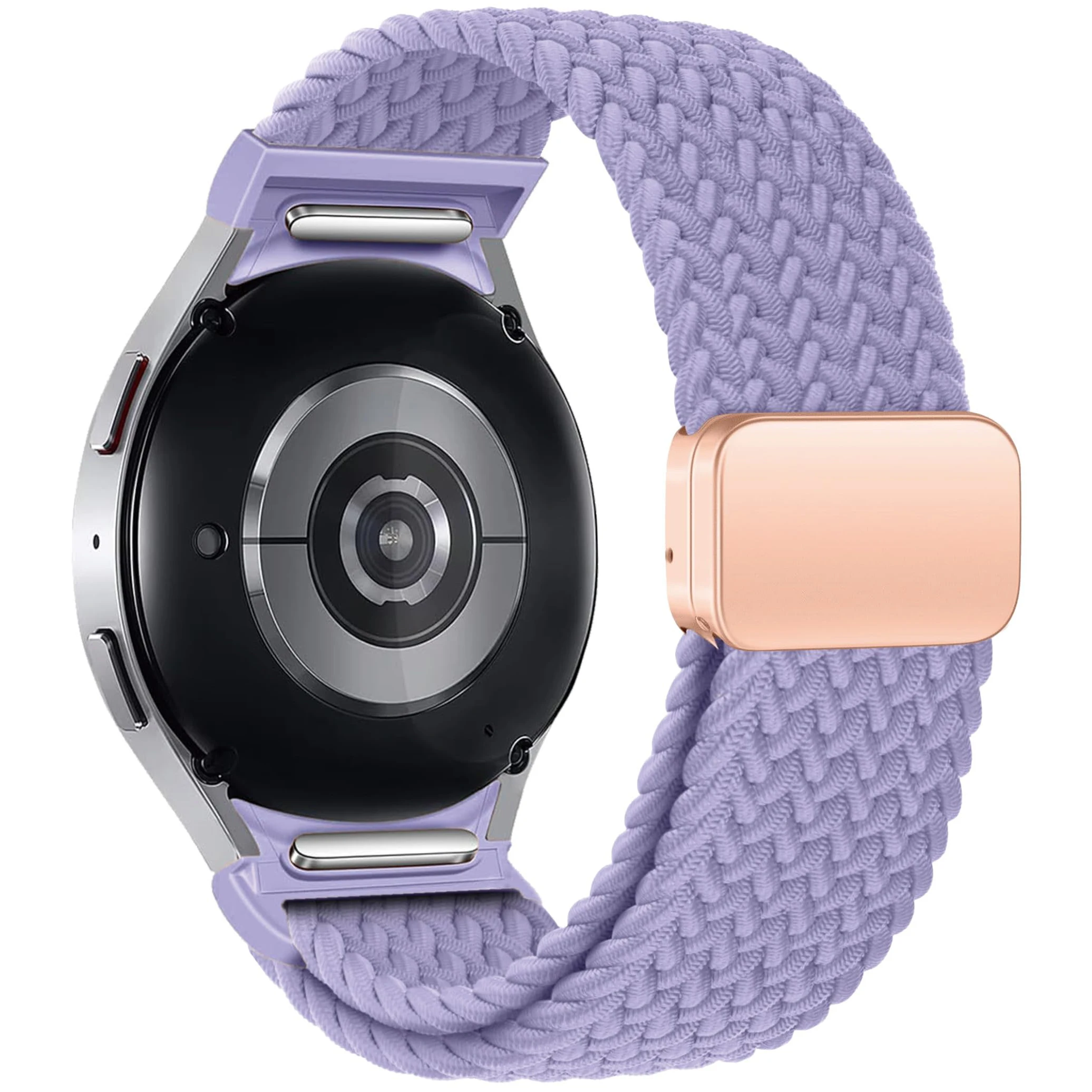 Keine Lücken geflochtenes Band für Samsung Galaxy Watch 7 6 5 4 44 mm 40 mm/5 Pro magnetisches Armband Galaxy Watch6 Watch4 Classic 47 43 Armband