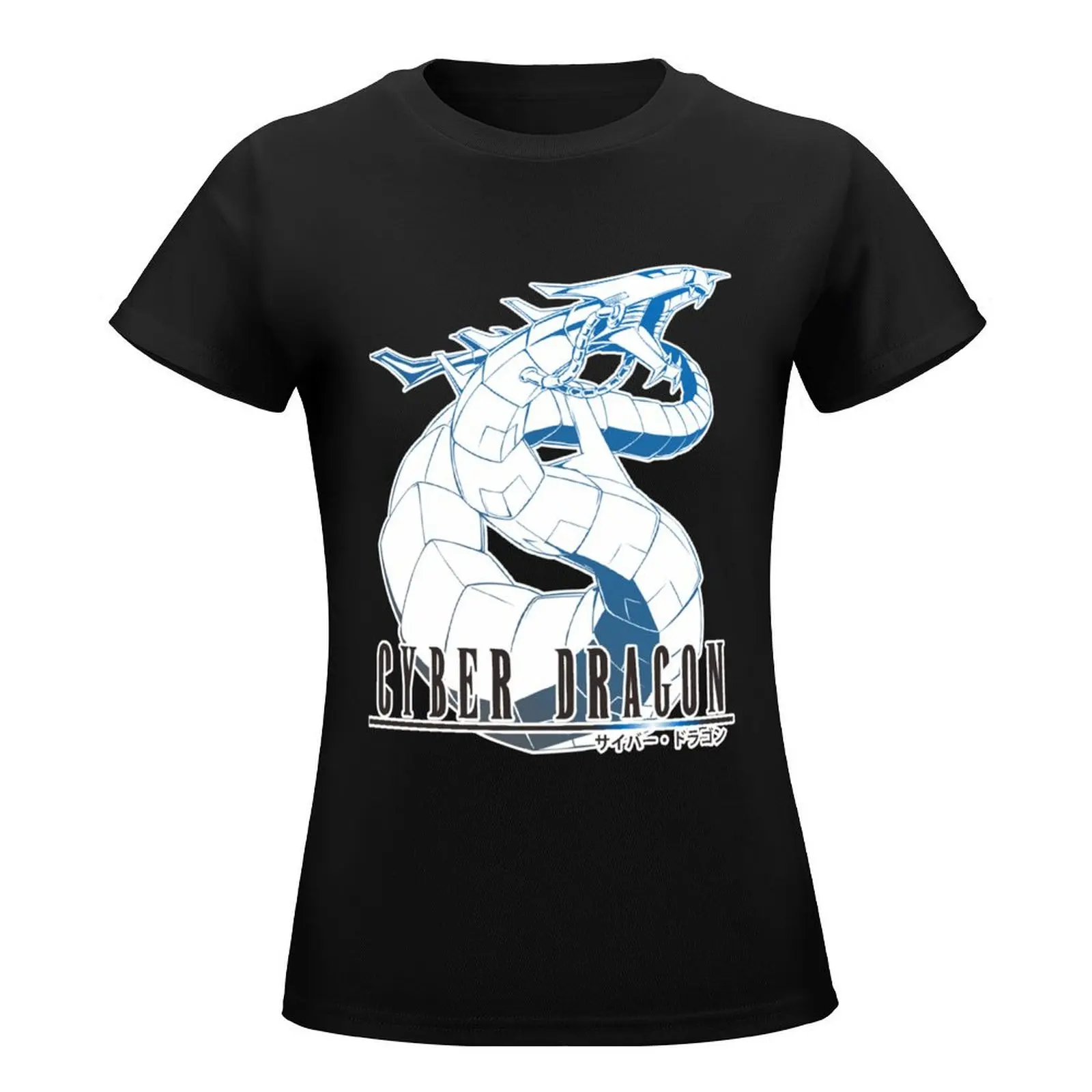 Cyber Dragon T-Shirt funny tops anime clothes Women t-shirts