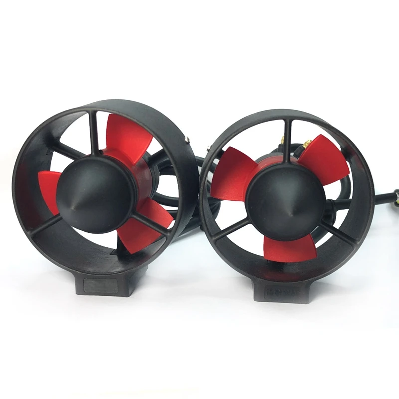 2Pcs ใต้น้ํา Thruster 16V 300W มอเตอร์ไร้แปรงสําหรับ RC เหยื่อลากจูงเรือ Nest เรือ Submarin เรือตกปลา DIY หุ่นยนต์,1