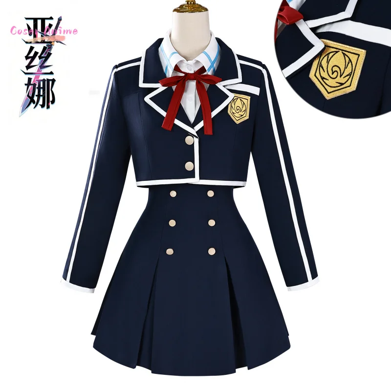 

Sword Art Online Yuuki Asuna Cosplay Costume Uniform Halloween Carnival Party Christmas Play Role Clothes Clothing for Women