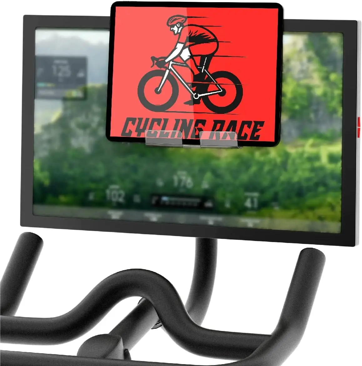 Tablet-Halter kompatibel mit Peloton Bike & Bike plus & Profil & Reihe, Halter für iPad, Tablet-Ständer, kompatibel mit Myx Fitness