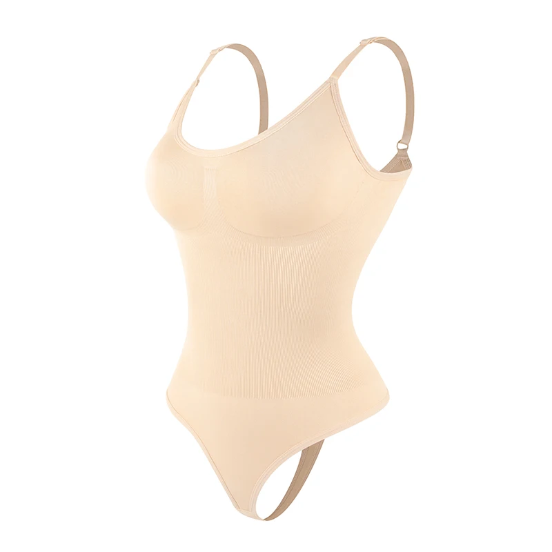 Smoothing Shapewear bodysuit voor dames Faja Full Body Shaper Thong Zachte lichaamsvormende beeldhouwen Borst afslankend ondergoed
