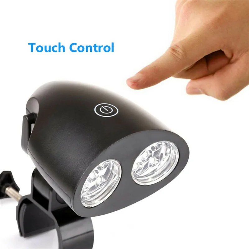 Portable Barbecue BBQ Light Grill LED Smart Touch Switch Lamp Flashlight 90 Degree Rotating Outdoor Camping Riding Lighting Tool