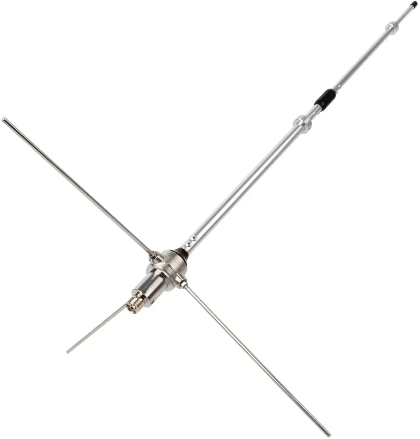 HAM Amateur Base Station Antenna Tunable GMRS Vertical Mobile Antennas 70cm 390-470MHZ 100W 6.0dBi SO239 Connector with Scale