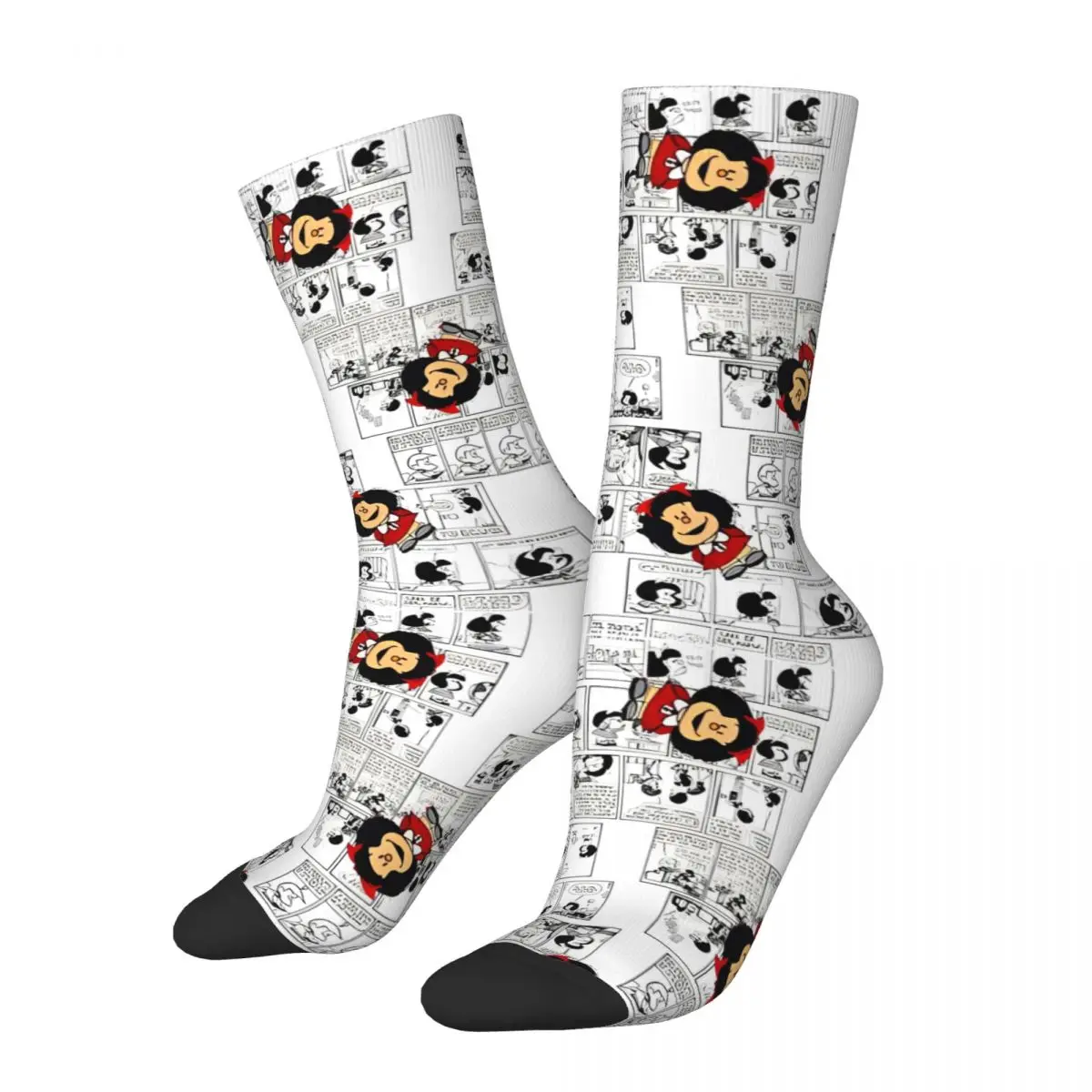 Mafalda Stockings Couple Popular comic Socks Warm Soft Trendy Socks Winter Climbing Non Slip Design Socks Gift Idea