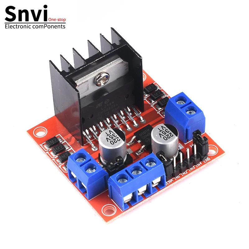 L298N DC Motor Driver Module L298N Stepper Motor Smart Car Robot Breadboard Peltier High Power L298 DC Motor Driver for Arduino