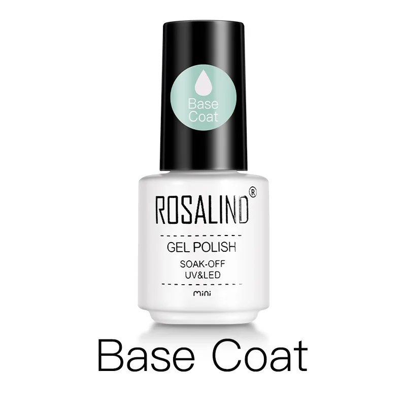 Rosalind Gel Nagellak Base Lijm Base Coat Top Coat Wassen Gratis Seal Uv & Led Verwijderbare Primer Gel Verf