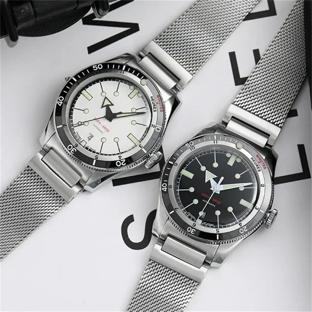 New IPOSE 5303 V3 Dive Watch IX&DAO 40mm GMT Men PT5000 Automatic Mechanical Watches Waterproof 200m Stainless Steel Wristwatch