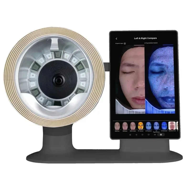 Digital Skin Analyzer Device 3D Facial Skin Scanner with Intelligent Diagnosis Analysis for Face