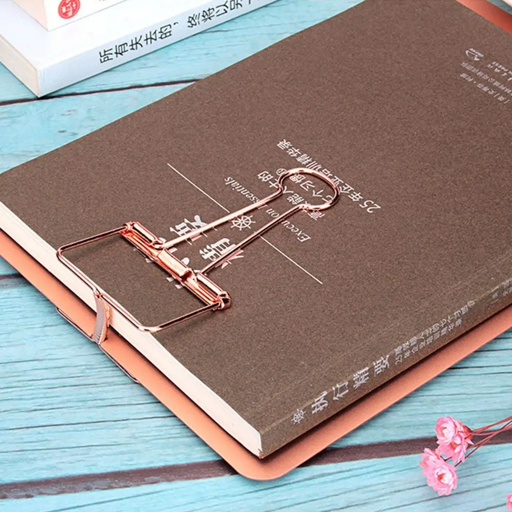 

Durable A4/A5 Metal Clipboard Clip Multifunctional Hangable File Folder Paper Storage Organizer Office Stationary