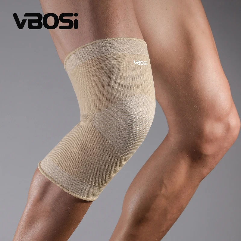 VBOSi 1pc Elastic Breathable Knee Support Sleeve for Cycling Running and Daily Use